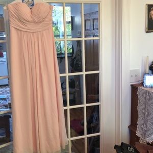 Light pink wedding dress